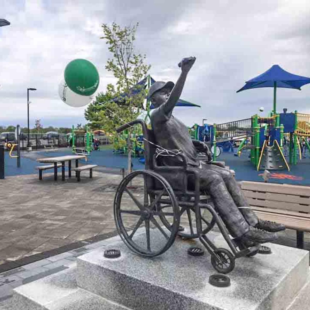 Children's Inclusive Wheelchair Statue | Randolph Rose Collection