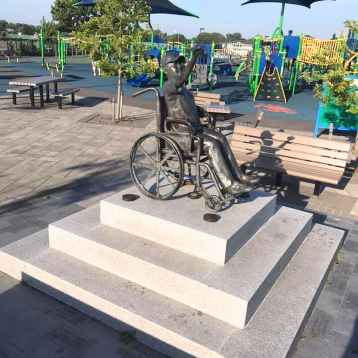 Children's Inclusive Wheelchair Statue | Randolph Rose Collection