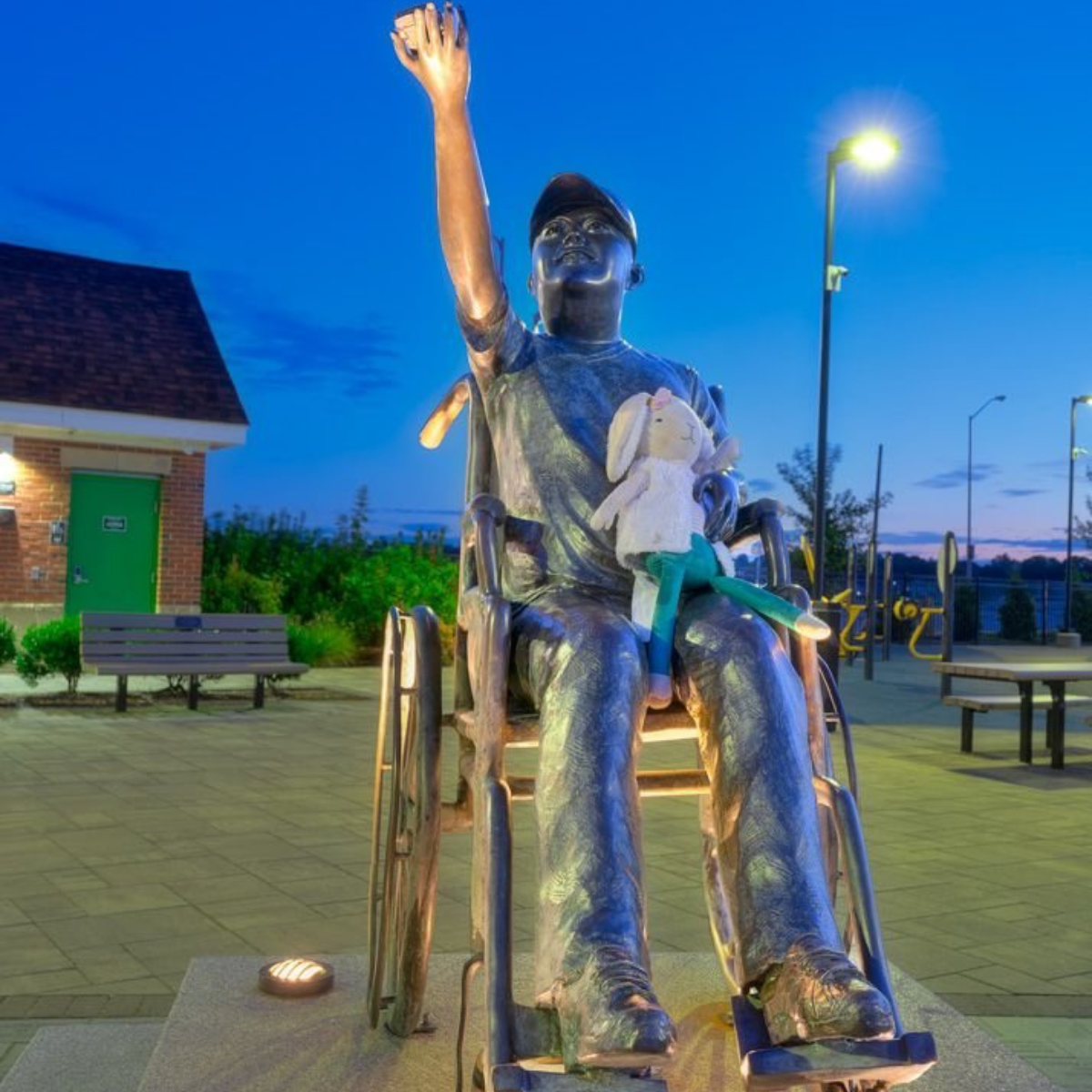 Children's Inclusive Wheelchair Statue | Randolph Rose Collection