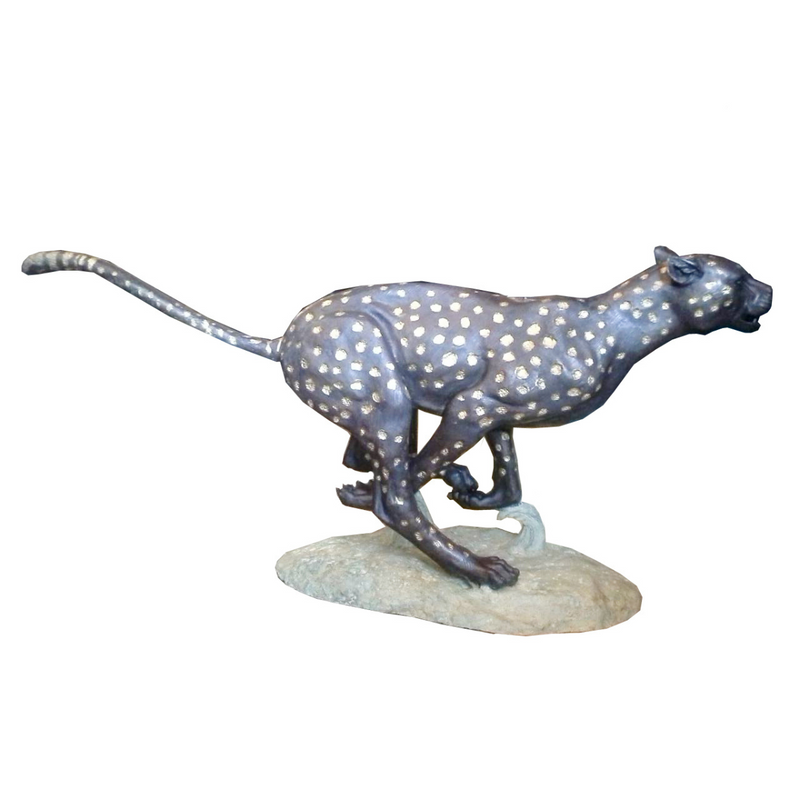 Bronze Running Cheetah Statue | Randolph Rose Collection