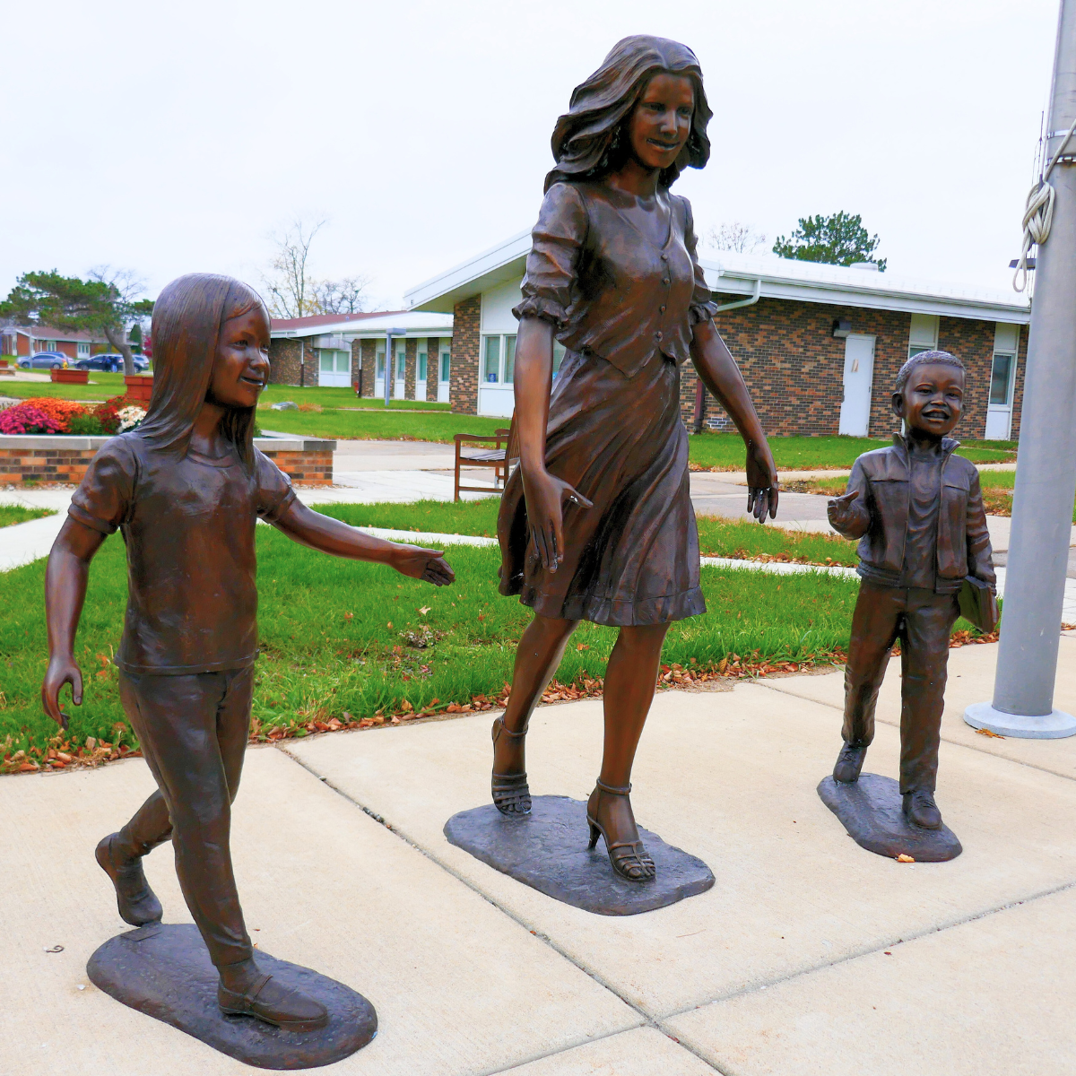 Teaching Our Future Bronze School Statues | Randolph Rose Collection