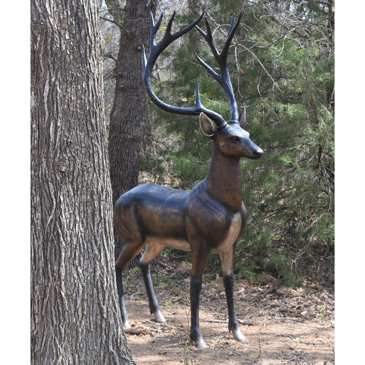 Bronze Whitetail Deer Statue | Randolph Rose Collection