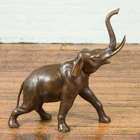 Tabletop Elephant Sculpture