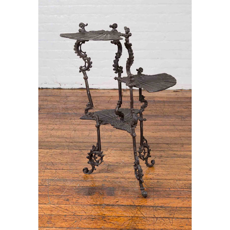 Fan Shelf Display Stand-Custom Bronze Statues & Fountains for Sale-Randolph Rose Collection