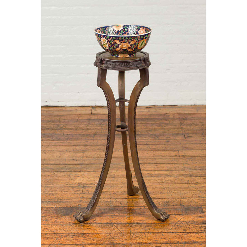 Pedestal with Paw Feet Base-Custom Bronze Statues & Fountains for Sale-Randolph Rose Collection