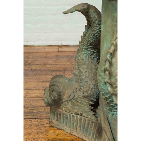 Cherub and Fish Fountain