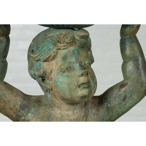 Cherub and Fish Fountain