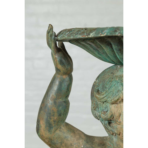 Cherub and Fish Fountain