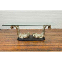 The Wave Table Base-Custom Bronze Statues & Fountains for Sale-Randolph Rose Collection