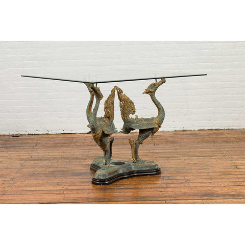 Bronze Dragon Table Sculpture