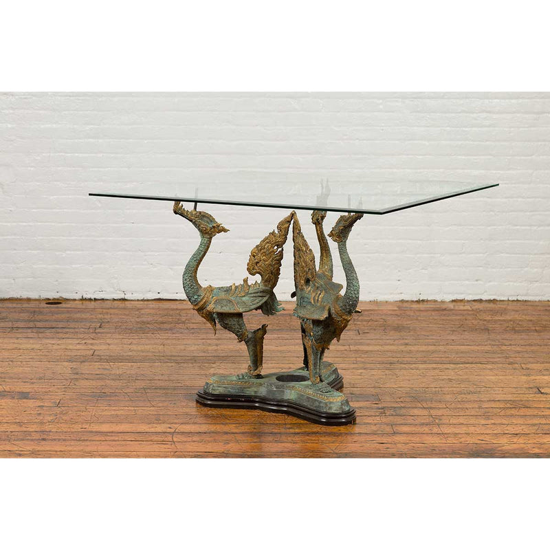 Triple Dragon Table Base-Custom Bronze Statues & Fountains for Sale-Randolph Rose Collection