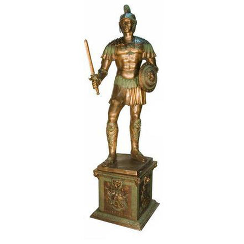 Bronze Roman Knight Statue - Right