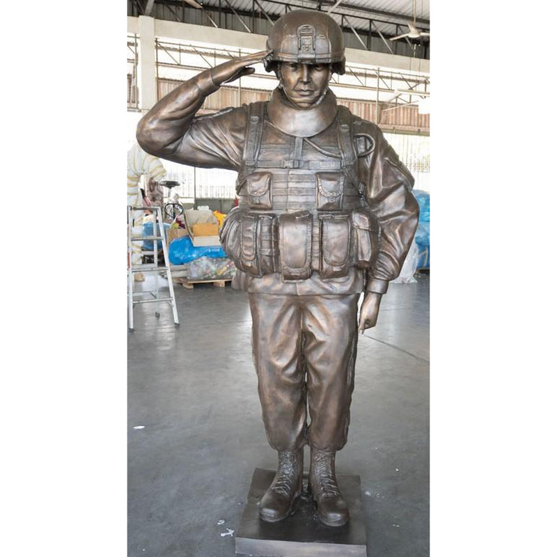 Custom Bronze U.S. Armed Forces Veterans Sculpture
