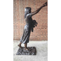 Mary Holding Doll and Releasing Butterfly-Custom Bronze Statues & Fountains for Sale-Randolph Rose Collection