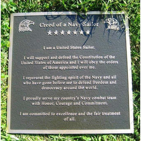 Creed of Heroes Plaques