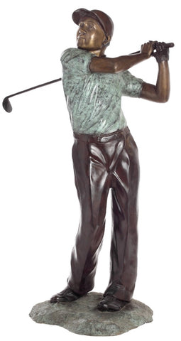 Perfect Swing Bronze Golf Statue