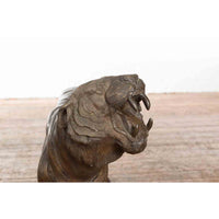 Roaring Tiger with Textured Finish