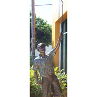 Bronze Statue of a Man Playing Golf