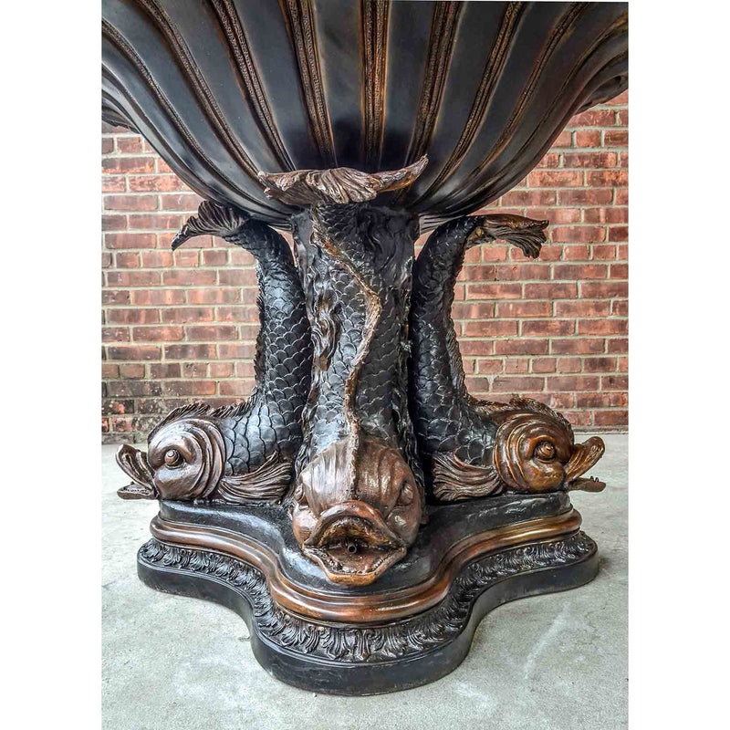 Cherub Wall Fountain with Lion Head-Custom Bronze Statues & Fountains for Sale-Randolph Rose Collection