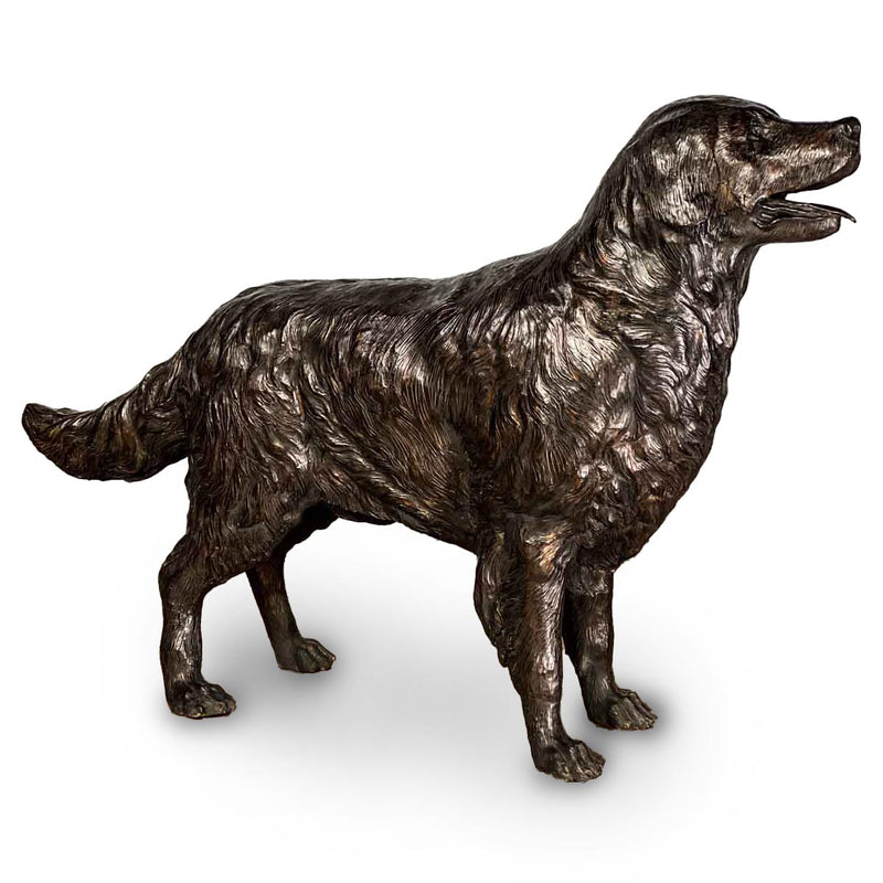 Golden Retriever Bronze Dog Statues  - Randolph Rose Collection