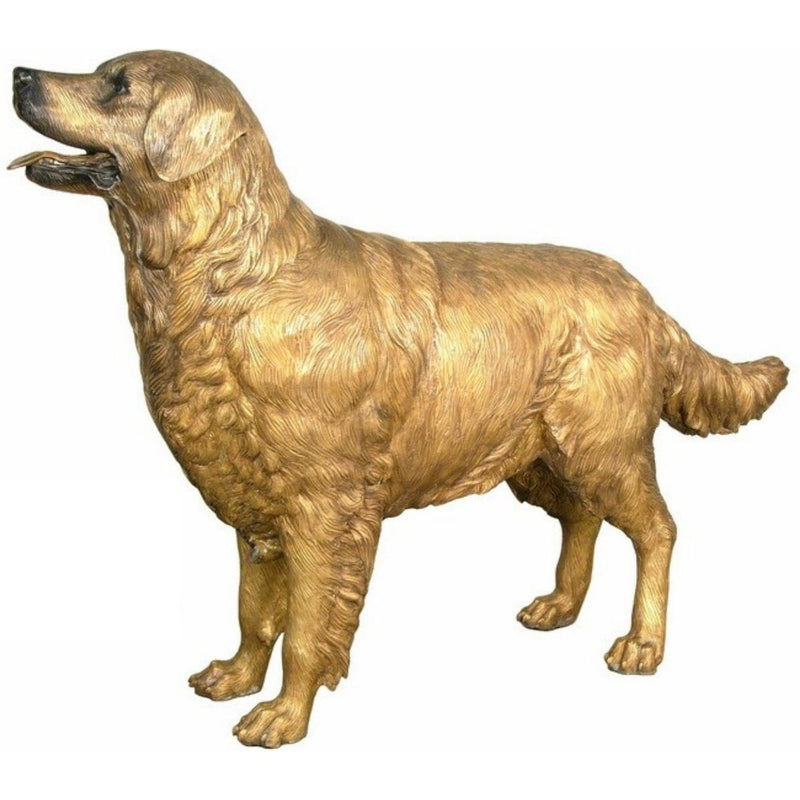 Golden Retriever Dog Statue