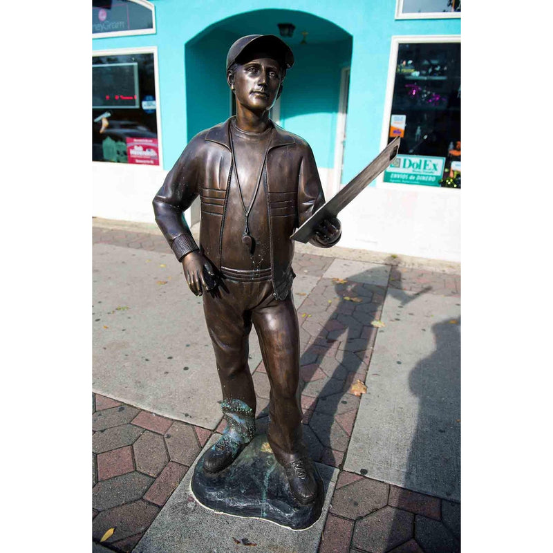 Sports Coach-Custom Bronze Statues & Fountains for Sale-Randolph Rose Collection