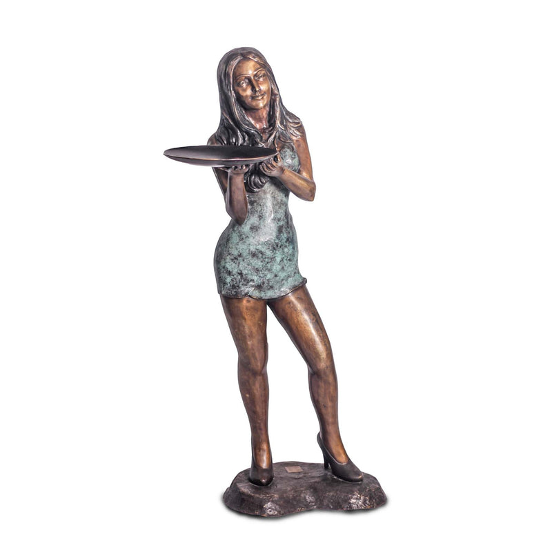 Cafe Girl-Custom Bronze Statues & Fountains for Sale-Randolph Rose Collection