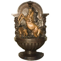 Bronze Horse Wall Fountain, Horse Statue - Randolph Rose Collection