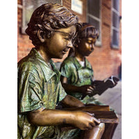 Study Time Buddies-Custom Bronze Statues & Fountains for Sale-Randolph Rose Collection