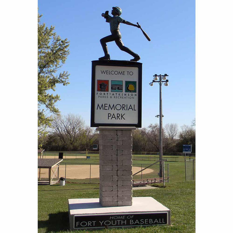 Walk-off Win-Custom Bronze Statues & Fountains for Sale-Randolph Rose Collection