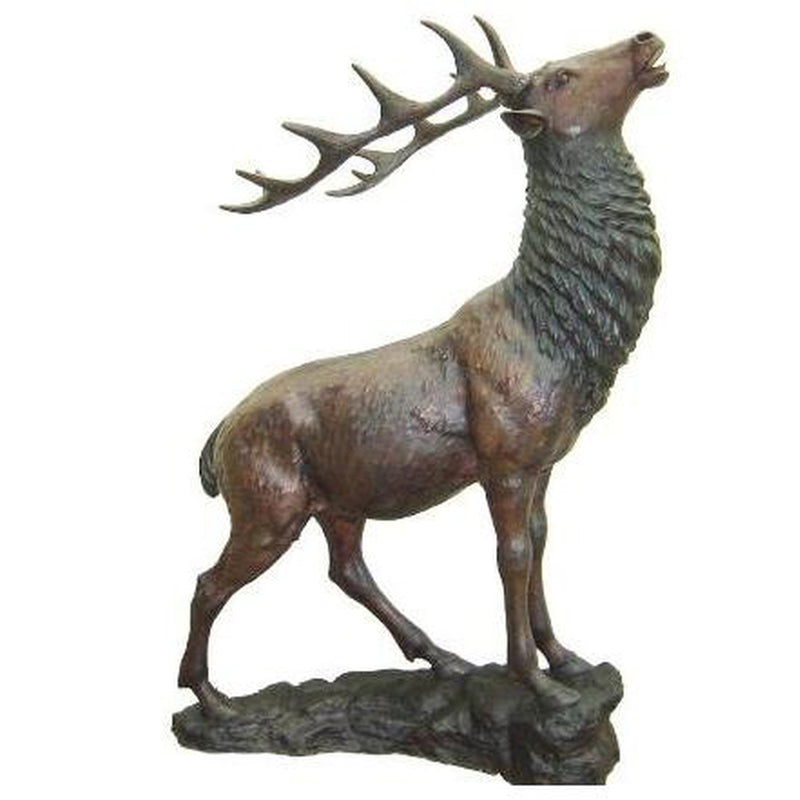 Bronze Statue of a Standing Elk