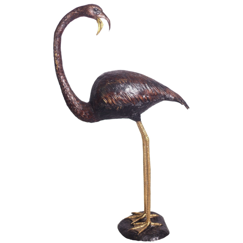 Bronze Flamingo Sculpture by Randolph Rose Collection