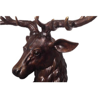 Life-Size Bronze Stag