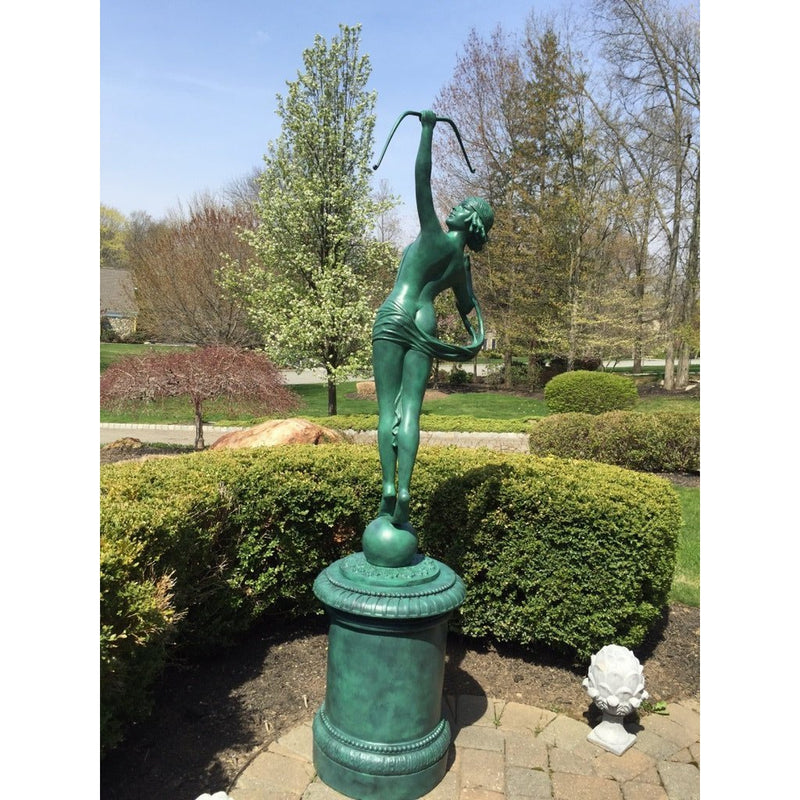 Greco-Roman Style Column Pedestal Base-Custom Bronze Statues & Fountains for Sale-Randolph Rose Collection