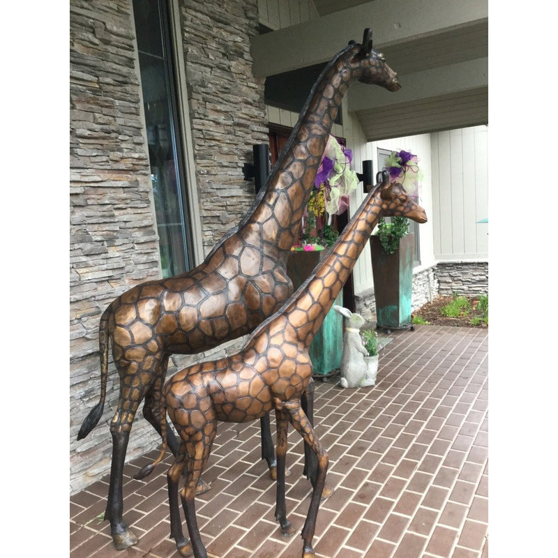 Bronze Giraffe Statues from Randolph Rose Collection