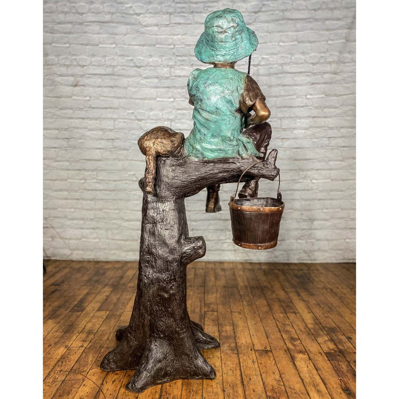 Fresh Catch Bronze Statue-Custom Bronze Statues & Fountains for Sale-Randolph Rose Collection