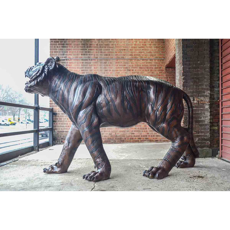 Bronze Bengal Tiger Statue-Custom Bronze Statues & Fountains for Sale-Randolph Rose Collection