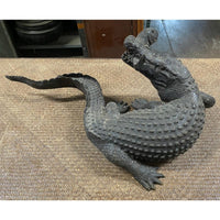 Alligator Catching Lunch Statue-Custom Bronze Statues & Fountains for Sale-Randolph Rose Collection