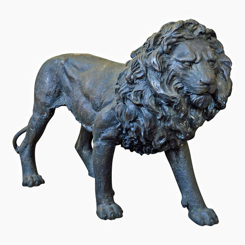 Single Lion Statue