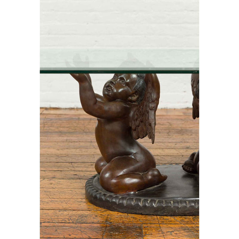 Looking to the Heavens Table Base-Custom Bronze Statues & Fountains for Sale-Randolph Rose Collection
