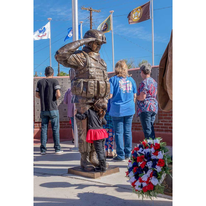 Custom Bronze U.S. Armed Forces Veterans Sculpture