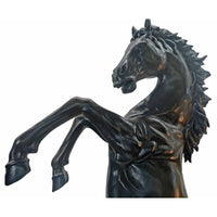 Huge Rearing Horse Statue