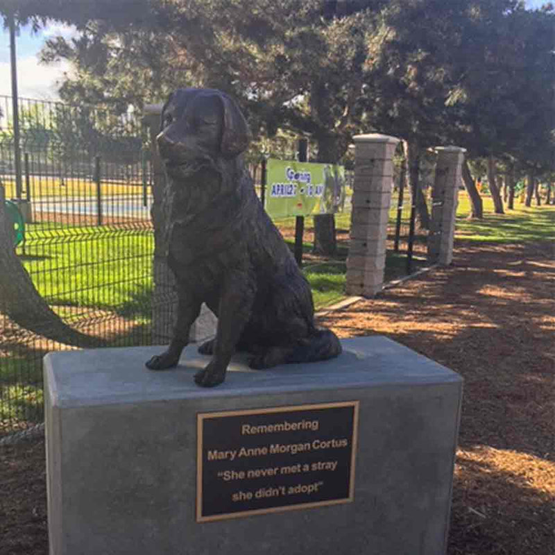 Golden Retriever Dog-Custom Bronze Statues & Fountains for Sale-Randolph Rose Collection