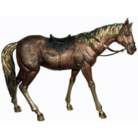 Statue of Horse with Saddle