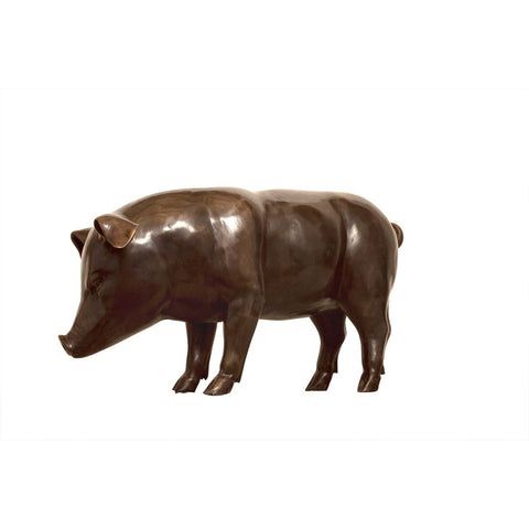 Bronze Pig Statue| Randolph Rose Collection
