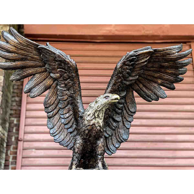 Bronze Eagle Statues