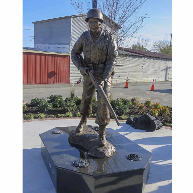 Bronze Custom USA Marine Army Bronze Sculpture