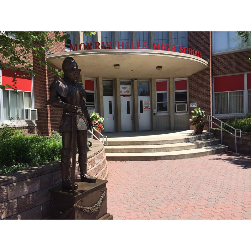 Bronze Knight Statue | Morris Plains High School