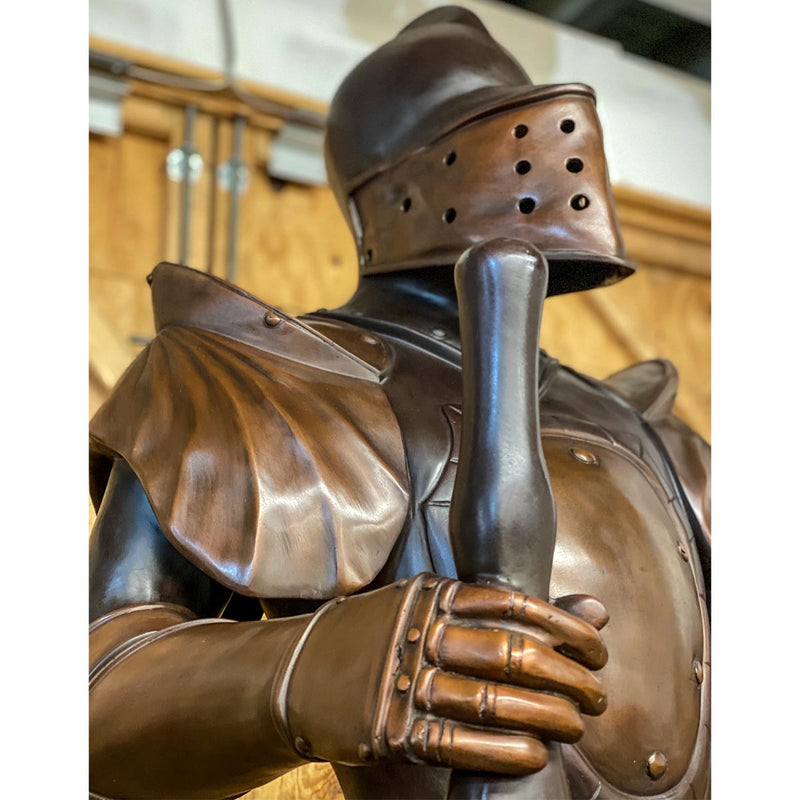 Bronze Knight Holding Sword Statue-Custom Bronze Statues & Fountains for Sale-Randolph Rose Collection