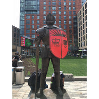 Rutgers University Scarlet Knight Custom Bronze Sculpture | Custom Bronze Mascot